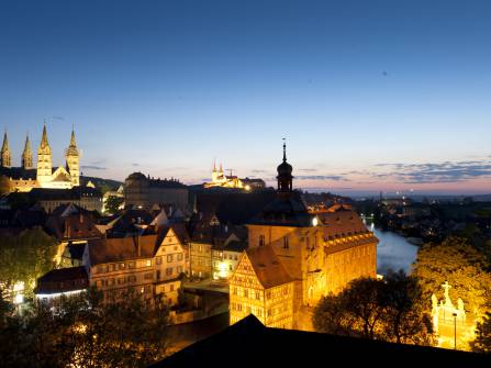 Abendstimmung über Bamberg