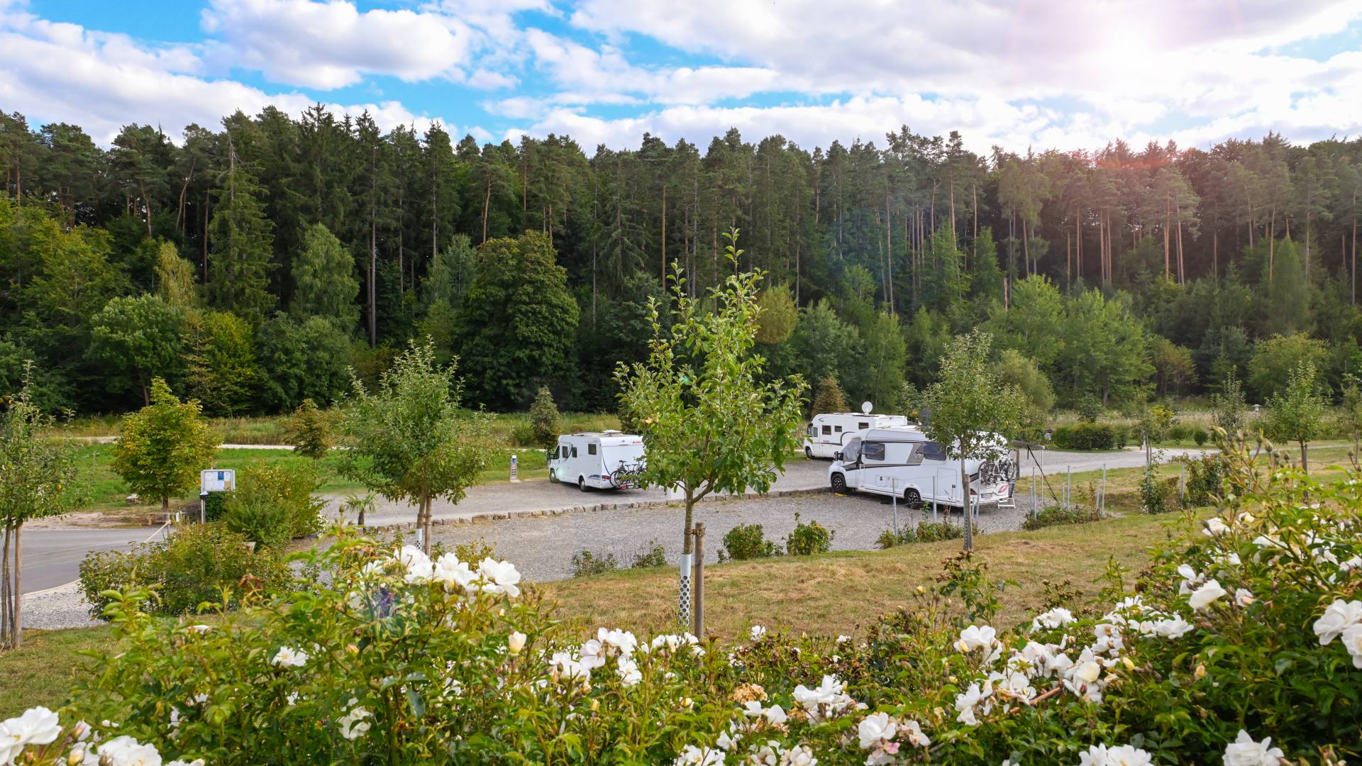 Wohnmobil Stellplatz im Steigerwald - Altes Kurhaus