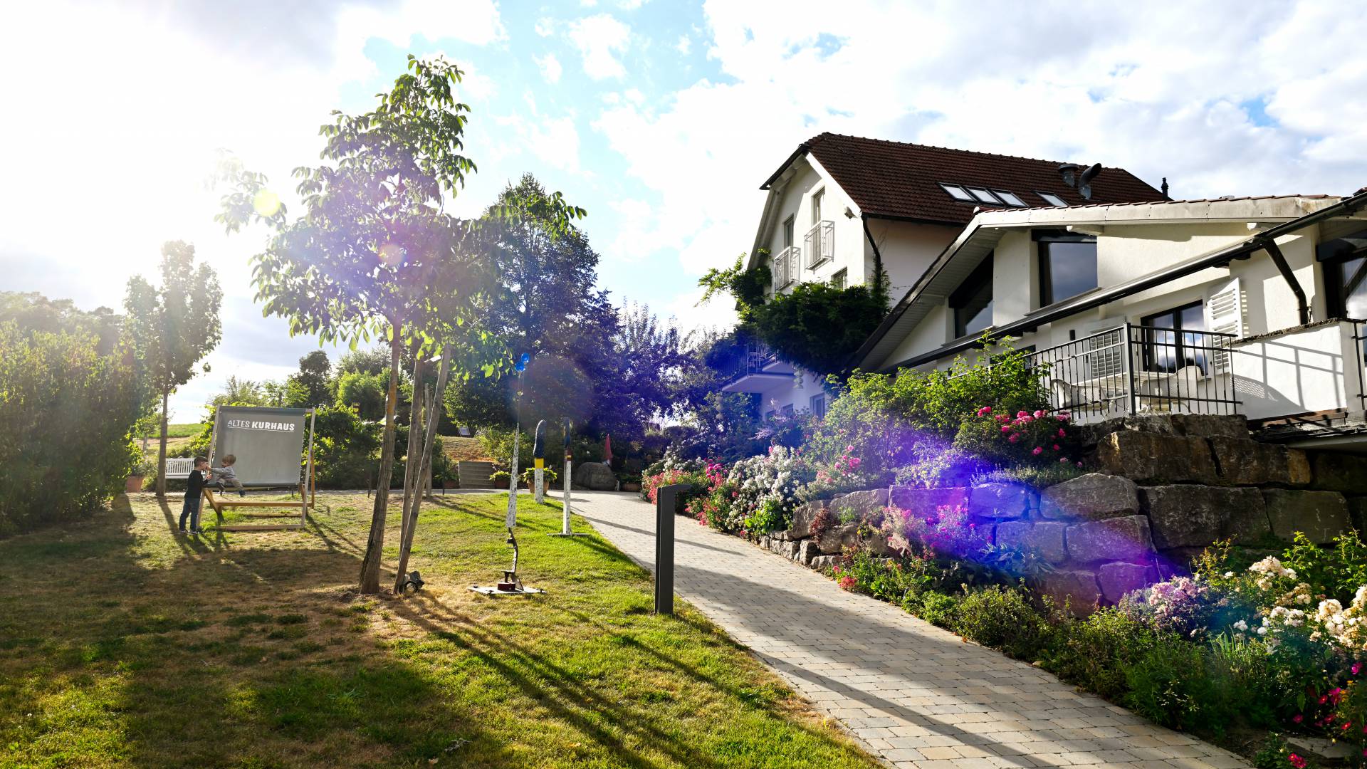 Gartenanlage Landhotel Altes Kurhaus