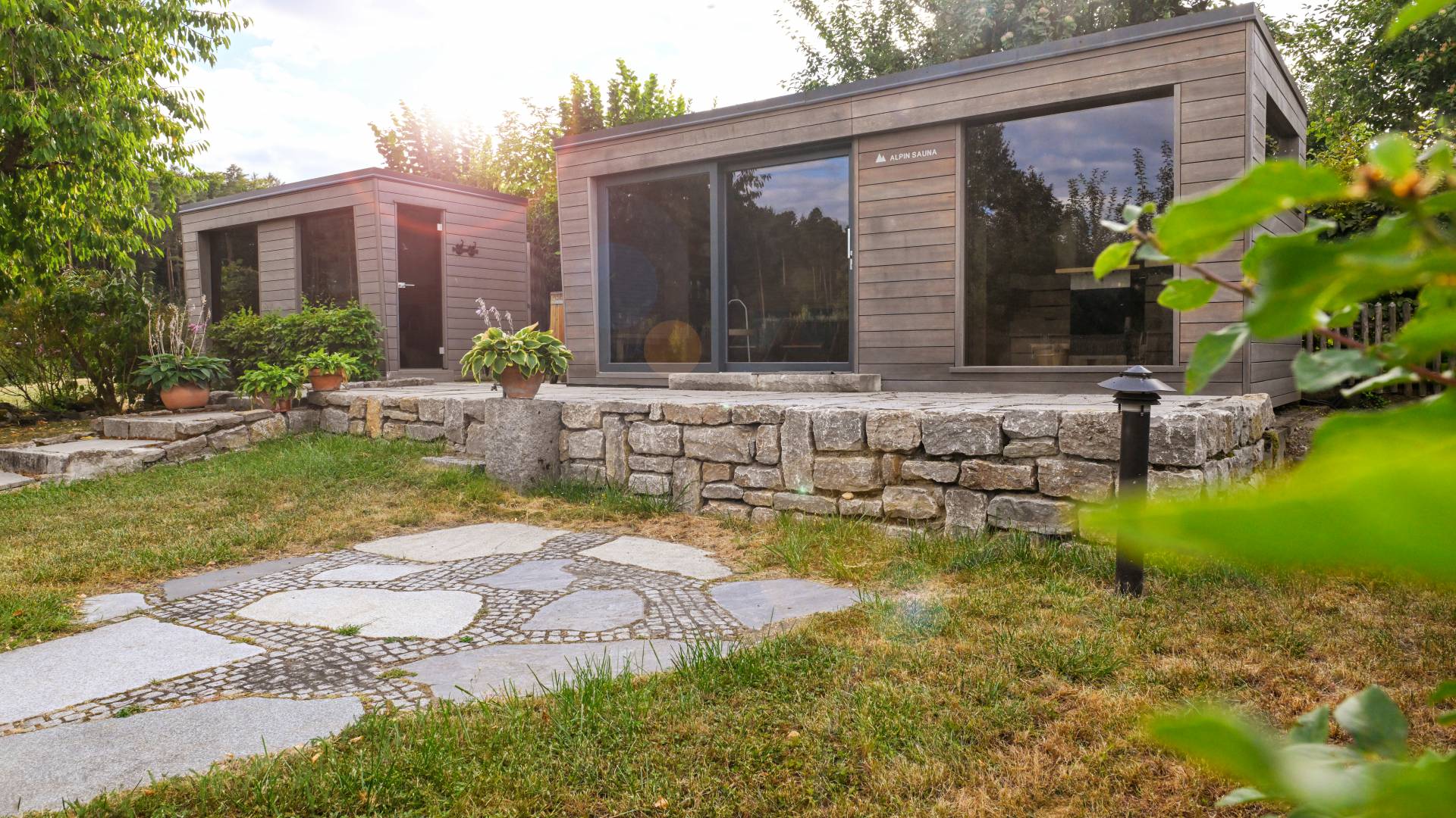 Außenansicht Wellnessbereich